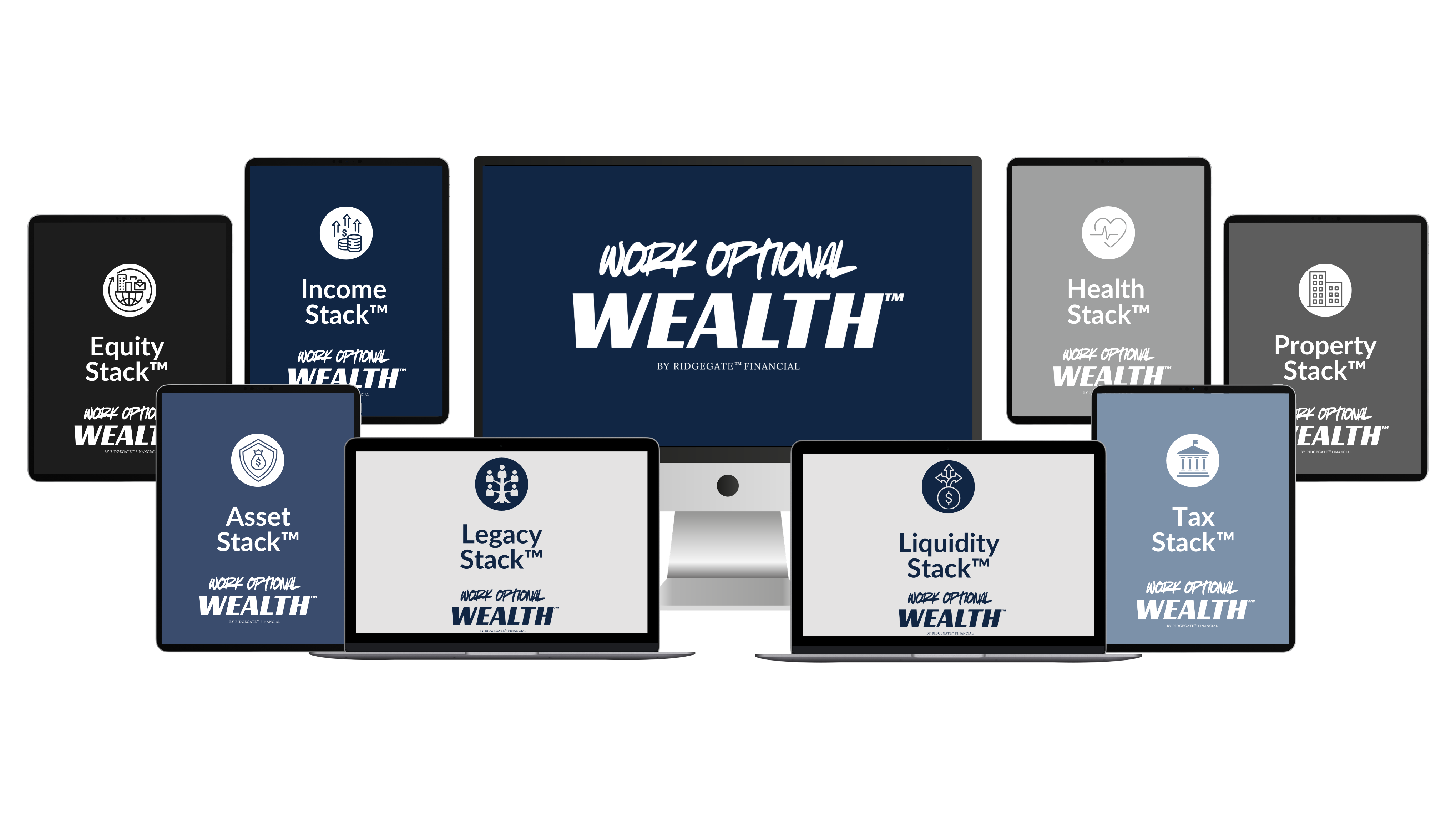 Work Optional Wealth planning system across devices